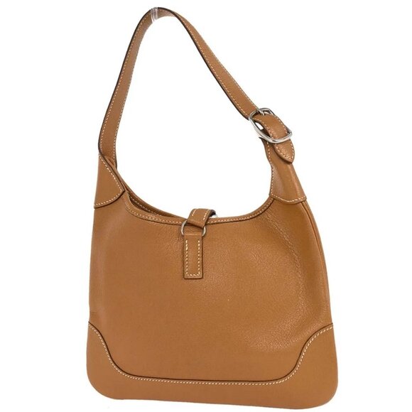 Hermes Natural Sable Chevre Myzore Trim 24 Handbag - Picture 2 of 10